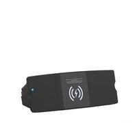 Chargeur sans fil fonctionnel 15 W Charge rapide pour A6 A7 S6 S7 RS7 Compatible avec console centrale Noir ABS