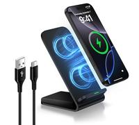 Chargeur sans fil Google Pixel, support de charge rapide sans fil pour téléphones portables de 15 W, station de charge inductive, chargeur sans fil pour Google Pixel 10/9/8/7/6/5, Galaxy S25/S24