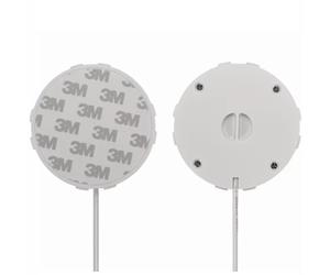 Chargeur sans fil intégré pour meubles, Table Invisible, charge rapide sans fil, pour iPhone, Samsung, Xiaomi, Smartphones White