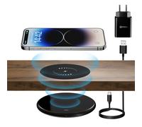Chargeur sans fil invisible KPON, chargeur de téléphone sans fil longue portée caché sous le bureau,