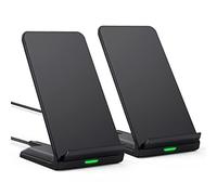 Chargeur sans Fil [Lot de 2], Chargeur Induction certifié Qi 10 W Max, Wireless Charger Stand, Compatible avec Samsung note20/note20+/note10/S10, etc., iPhone 15/14/13/12 Series, etc.