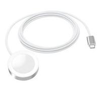 Chargeur sans fil MagSafe 3W Qi Apple Watch Series Blanc et Argent + Garantie à vie Force Power