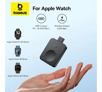 Chargeur sans fil magnétique Baseus MagPro pour montre électronique 2.5W pour Apple Watch série S1-S10 série SE série Ultra Black
