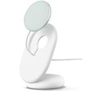 Chargeur sans fil magnétique Google 15 W Qi2 Stand + câble USB C 1 m Blanc Blanc