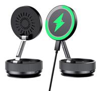 Chargeur sans fil magnétique Maglock 15 W, support de téléphone portable à charge rapide, ventouse super puissante et magnétique, réglable et pliable à 360 ° pour iPhone Mag Safe
