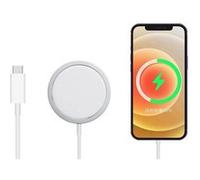 Chargeur sans Fil MagnétiqueIn duction Compatible avec Mag-Safe 1.5m Câble avec Adaptateur PD 20W pour iPhone 12/12 mini/12 Pro/12 Pro Max/AirPods 2 G