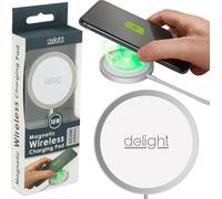 Chargeur sans fil MagSafe - Convient mais n'est pas fait par iPhone 12 & 13 & 14 / Samsung - Argenté