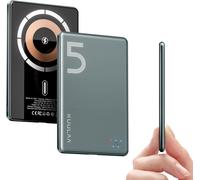 Chargeur Sans Fil Magsafe Ultra Fin 5000 Mah Avec Sortie De Type C 20 W Fonction De Charge Rapide 7,2 Mm Petite Batterie Externe Pour Iphone 16 Pro/15 Pro Max/15/14/13/12