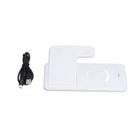 Chargeur sans fil multi-appareils avec fonctions de charge sécurisées et conception pliable pour iPhone, Samsung et Apple Watch, comprend un port