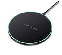 Chargeur sans Fil Noir 20W Rapide avec Câble Type-C, Chargeur à Induction Qi, Station de Recharge Compatible avec iPhone 16/15/14/13/12 Pro, Samsung Galaxy S24/S23/S22, Huawei, Xiaomi et Appareils