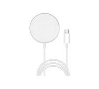 Chargeur sans fil - Phonillico - Compatible MagSafe - USB-C - Blanc - Pour iPhone 8 à 14 Pro Max
