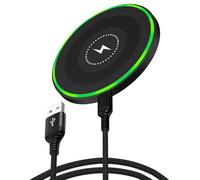 Chargeur sans fil pour Samsung Galaxy S25 ultra/S25/S24 FE/S23/S22/S21/S20/S10/Z Flip 7 6, 15 W Max Fast Wireless Charging Pad pour Google Pixel 9 Pro 8a 7 6 iPhone 16 15 14 13 12 Chargeur sans fil