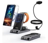 Chargeur sans Fil pour Samsung, Station de Recharge Mag Safe 3 en 1 pour Samsung Galaxy S26 Ultra/S25 Ultra/Z Fold/Flip 7, Chargeur Pliable pour Samsung Galaxy Watch Ultra/8/7/6, Galaxy Buds 4/4 Pro