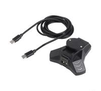 Chargeur sans fil pour souris Logitech G502 G703 G903 PRO Station de base compacte ABS noir 7,5 x 7,7 cm