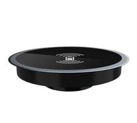Chargeur sans Fil pour Téléphone, Chargeur sans Fil Invisible | Station De Chargeur Intégré | De Charge Rapide, Tapis De Charge De Bureau sans Fil pour Table, Meubles, Bureau Ou Table De Cheve