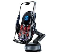 Chargeur sans fil pour téléphone de voiture pour tableau de bord Support | Chargeur avec support pour voiture de 15 W pour assistance au stationnement, voyage d'affaires, vacances en famille
