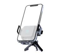 Chargeur sans fil pour téléphone de voiture - Support de tableau de bord pliant à charge rapide rotatif à 90°, station d'accueil pour téléphone de voiture pour les voyages en voiture, berlines, SUV