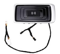 Chargeur sans fil pour voiture 15 W, adaptateur de panneau de charge rapide pour téléphone, droit