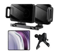 Chargeur sans Fil pour Voiture,15W Charge Rapide Support de Navigation - Porte-Téléphone à Serrage Automatique - pour Contrôle Musical Streaming Vidéo Déplacements