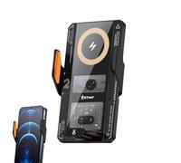 Chargeur sans fil pour voiture - Attache buse d'air 66 W | Support de téléphone portable à fermeture électrique avec charge rapide | Support mobile universel pour voyage et conduite quotidienne