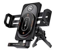 Chargeur sans fil pour voiture - Charge rapide pour smartphones, support avec charge automatique - Pour conducteurs, voyageurs, voyages partagés et routiers, camping, berlines, SUVs,