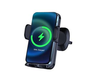 Chargeur sans fil pour voiture | Chargeur de voiture | Support rotatif automatique à 360° pour usage quotidien conducteur passager siège avant