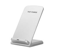 Chargeur sans fil QI 100W, charge rapide 3.0 pour iPhone 8 11 Poly Samsung S10 S9 S8 S7 Dock Xiaomi, support à 2 Végét 100W White