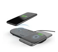 Chargeur sans fil "QI-FC10 DUO", 10 W, chargeur ss fil pr smartphone, nr