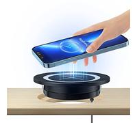Chargeur sans Fil Qi pour Les Meubles Chargeur Induction encastrable compatibles Qi avec Un diamètre de 60mm 2.36 "Trou d'insertion intégré dans Le Bureau (Black)