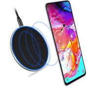 Chargeur Sans Fil Qi Wireless À Induction Samsung Galaxy A20e - Station De Chargement Fast Charge Avec Patch De Compatibilité (Récepteur De Charge) Inclus Galaxy A20e