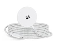 Chargeur sans Fil Qi2.2 Compatible MagSafe et PixelSnap Câble USB-C Tressé 1.8m XO Blanc