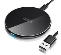 Chargeur sans Fil Rapide 20 W Chargeur à Induction Station de Charge Compatible avec iPhone 16 15 14 13 Pro Max/Pro; Wireless Charger Pad pour Samsung Galaxy S24/S23/S22/S21/S20/S10 Série