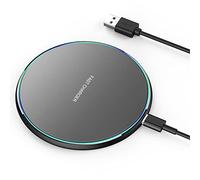 Chargeur sans Fil Rapide, Chargeur Induction 15W Charging Pad pour iPhone 15/14 Pro max/13/12/11/XS Max/XR/XS/X/8,Samsung Galaxy S22/S21/S10/S9/S8/Note 20/10/9/8, AirPods 2/3/Pro,Huawei,Xiaomi