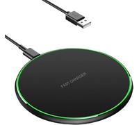 Chargeur sans Fil Rapide, Chargeur Induction Qi Compatible avec iPhone 14/15/16/13/12/11/ Pro/XS, AirP0ds 2/3/Pro,Samsung Galaxy S24/S23