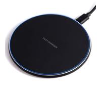 Chargeur sans fil rapide compatible avec iPhone 16/15/14/13/12 Pro Max/SE/XR ; charge rapide de 15 W pour Samsung Galaxy S24/S23/S22/S21/Note/Pixel, LG (noir)