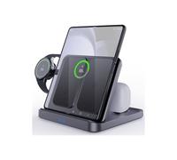 Chargeur sans fil, support de charge par induction pour Samsung Galaxy Z Fold 6/5/4/3/2, Z Flip 6/5/4/3/2, iPhone/Google/Xiaomi