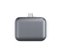 SATECHI Station de Charge sans Fil USB C pour AirPods Pro 3 2 1, et AirPods 4 et antérieurs avec Étui de Charge sans Fil Compatible, Base de Charge sans Fil Certifiée MFi