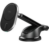 Chargeur sans fil voiture MagSafe 15W Qi Support Pare-brise / Tableau de bord Noir + Garantie à vie Force Power Lite