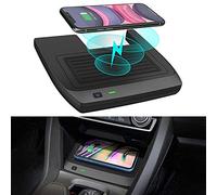 Chargeur sans Fil Voiture pour Honda Civic 10e Génération 2020 2019 2018 2017 2016 Console Centrale de Honda Civic, 10W Support de Téléphone à Charge 3 Bobines Rapide pour iPhone Samsung