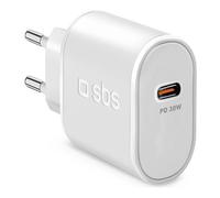 Chargeur Sbs TETR1CPD30 WALL CHARGER 30W Blanc