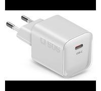Chargeur SBS TETRGAN1C30WW universel secteur 100-240V 1 port USB Type-C 30W intérieur blanc