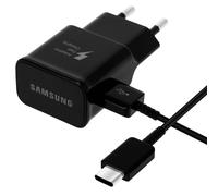 Chargeur Secteur 1.67A + Câble USB type C - Fast Charging Blanc Samsung Noir