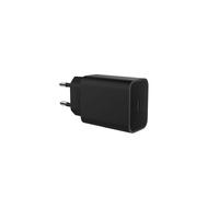 Chargeur secteur 1 Port USB-C : 5V/3A, 9V/2.78A, 12V/2.08A, 25W, Power Delivery, coloris noir - Format sachet