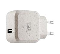 T'nB - Chargeur Secteur 2.4A Eco Conçu Charge Rapide 12W pour Téléphone Portable IPhone, Samsung, Xiaomi, Huawei, Oppo - Blanc