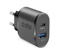 SBS Travel Chargeur 1 USB 2.1 A + Type C outp