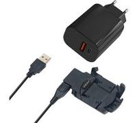 Chargeur Secteur 12W + Cable Compatible avec Garmin Fenix 3 Fenix 3 Sapphire Fenix 3 HR Quatix 3 Tactix Bravo - Charge Montre Phonillico® G