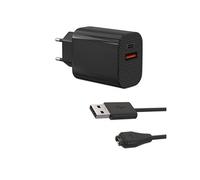 Chargeur Secteur 12W + Cable Compatible avec Garmin Fenix 8 E 7 7S 7X 6 6S 6X 5 Forerunner 965 955 265 255 55 Vivoactive 5 Approach S60 Quatix 7 - Charge Montre Phonillico®