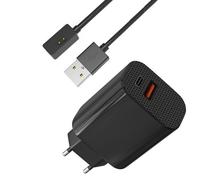 Chargeur Secteur 12W + Cable Compatible avec Xiaomi Smart Band 8/Smart Band 7 PRO/Redmi Watch 4/Redmi Watch 3 - Charge Montre Phonillico®