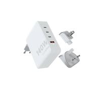 Chargeur secteur Xtorm 140 W GaN-Ultra avec adaptateurs voyage + câble USB-C PD 240 W 2 m Blanc