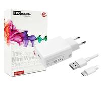 Chargeur secteur 18 W0 Charge rapide 3.0 + Câble USB-C pour Xiaomi Redmi 9, 9T, Note 8, 8T, Note 9, 9S, 9T, Mi 9 Lite, Poco M3.